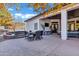 Backyard patio with hot tub and seating area at 2536 E Wood Pl, Chandler, AZ 85249