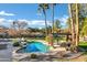 Stunning kidney-shaped pool with a spacious patio, perfect for outdoor entertaining at 2536 E Wood Pl, Chandler, AZ 85249