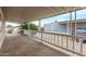 Covered patio with white railing, providing shaded outdoor space at 2650 W Union Hills Dr # 352, Phoenix, AZ 85027