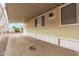View of the covered patio and side of the mobile home at 2650 W Union Hills Dr # 352, Phoenix, AZ 85027