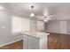 Open concept kitchen with island and stainless steel appliances at 2650 W Union Hills Dr # 352, Phoenix, AZ 85027