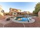 Inviting kidney shaped pool in the backyard at 2816 S Aletta --, Mesa, AZ 85212