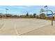 Outdoor basketball court with clear markings at 40108 W Crane Dr, Maricopa, AZ 85138