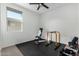 Home gym with exercise equipment and floor mats at 40108 W Crane Dr, Maricopa, AZ 85138