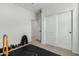 Home gym with weights and closet, carpeted floor at 40108 W Crane Dr, Maricopa, AZ 85138