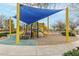 Playground with shade structure, slide, and swings at 40108 W Crane Dr, Maricopa, AZ 85138