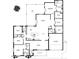 A well-designed floor plan showcasing an open layout and a two-car garage at 615 E Winter Dr, Phoenix, AZ 85020