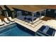 Pool design with lounge area and patio at 615 E Winter Dr, Phoenix, AZ 85020