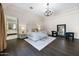 Elegant main bedroom with ensuite bathroom access and ample natural light at 6800 E Caballo Dr, Paradise Valley, AZ 85253