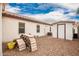 Side yard with storage shed and ample space at 7819 E Dallas St, Mesa, AZ 85207