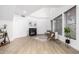 Living room with fireplace and high ceilings at 8829 S 51St St # 3, Phoenix, AZ 85044