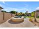 Inviting kidney shaped pool with a spa and waterfall feature at 10307 E Nopal Ave, Mesa, AZ 85209