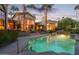 Relaxing pool and spa area with a view of the home's exterior at 10489 N 99Th St, Scottsdale, AZ 85258