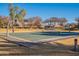 Community basketball court with volleyball net at 1060 W Silver Creek Rd, Gilbert, AZ 85233