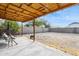 Covered patio, spacious backyard, and fire pit area at 11025 W Lane Ave, Glendale, AZ 85307