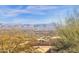 Scenic view of the city with distant mountain backdrop at 15418 N Castillo Dr, Fountain Hills, AZ 85268