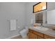 Modern bathroom with updated vanity and fixtures at 15418 N Castillo Dr, Fountain Hills, AZ 85268