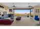 Spacious living room with large windows and city views at 15418 N Castillo Dr, Fountain Hills, AZ 85268