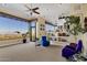 Spacious living room with large windows and city views at 15418 N Castillo Dr, Fountain Hills, AZ 85268