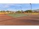 Well-maintained tennis court with net at 160 W La Vieve Ln, Tempe, AZ 85284