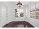 Bright dining area with dark hardwood floors and window seating at 16019 S 40Th Way, Phoenix, AZ 85048