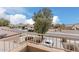 View of the backyard from a balcony at 20475 N Herbert Ave, Maricopa, AZ 85138