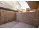 Private backyard patio with block wall at 2150 W Alameda Rd # 1251, Phoenix, AZ 85085