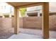 Private backyard patio with block wall at 2150 W Alameda Rd # 1251, Phoenix, AZ 85085