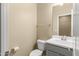 Small bathroom with toilet, sink, and vanity at 2150 W Alameda Rd # 1251, Phoenix, AZ 85085