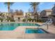 Community pool and spa with lounge chairs at 2150 W Alameda Rd # 1251, Phoenix, AZ 85085