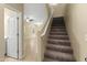 Interior view of carpeted staircase leading to upper level at 2150 W Alameda Rd # 1251, Phoenix, AZ 85085