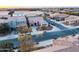 Aerial view of a quiet residential neighborhood with single-Gathering homes at 21556 S 215Th Pl, Queen Creek, AZ 85142