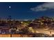 Night time view of the city skyline from a hilltop at 2208 E Belmont Ave, Phoenix, AZ 85020