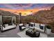 Relaxing patio with seating area and mountain views at 2208 E Belmont Ave, Phoenix, AZ 85020