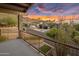 Scenic sunset view from a private balcony at 2208 E Belmont Ave, Phoenix, AZ 85020