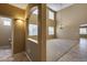 Spacious entryway showcasing high ceilings and views to other rooms at 24710 N 27Th Pl, Phoenix, AZ 85024