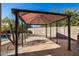 Covered gazebo in the backyard next to the pool at 24710 N 27Th Pl, Phoenix, AZ 85024