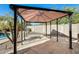 Covered patio with gazebo offering shade and relaxation at 24710 N 27Th Pl, Phoenix, AZ 85024