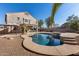 Stunning pool and spa with a large backyard at 24710 N 27Th Pl, Phoenix, AZ 85024