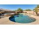 Inviting kidney-shaped pool with spa and ample patio space at 24710 N 27Th Pl, Phoenix, AZ 85024