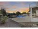 Expansive pool and patio area, perfect for outdoor relaxation at 24710 N 27Th Pl, Phoenix, AZ 85024