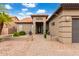 Front entry with walkway and landscaping at 25037 S Ribbonwood Dr, Sun Lakes, AZ 85248