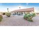 Backyard view, patio furniture, and gravel at 2545 S Zinnia --, Mesa, AZ 85209