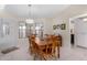 Bright dining area with a wooden table and six chairs at 2545 S Zinnia --, Mesa, AZ 85209