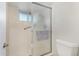 Shower stall with tiled walls and glass enclosure at 2545 S Zinnia --, Mesa, AZ 85209