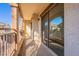 Private balcony with sliding glass doors at 2727 N Price Rd # 22, Chandler, AZ 85224