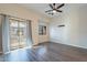 Main bedroom with balcony access and hardwood floors at 2727 N Price Rd # 22, Chandler, AZ 85224