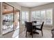 Breakfast nook with sliding glass doors leading to the backyard at 29306 N 70Th Way, Scottsdale, AZ 85266