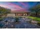 Relaxing backyard with a circular pool and paved patio area at 29306 N 70Th Way, Scottsdale, AZ 85266