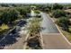 Aerial view of Whitewing at Higley community entrance and streets at 3038 E Waterman Way, Gilbert, AZ 85297